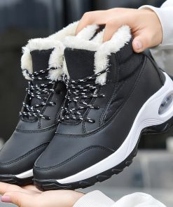 Women’s Snow BootsBootsmainimage2Women-Snow-Boots-Waterproof-Parent-Child-Winter-Ankle-Boots-Thick-Fur-Platform-Non-slip-Warm-Comfortable