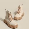Women’s British Style Leather BootsBootsmainimage32022-Women-Fashion-Mid-tube-Boots-Spring-and-Autumn-Single-Boots-British-Style-Thin-Short-Boots