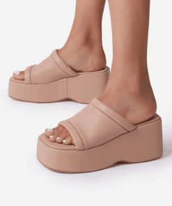 Women’s Square Toe SlippersSandalsmainimage32022-Women-s-Slippers-Square-Toe-Leather-Platform-Ladies-Shoes-Summer-2022-Fashion-Thick-Bottom-Female