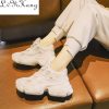 Comfy Breathable Mesh Chunky SneakerShoesmainimage3Rahat-nefes-rg-e-itmenler-t-knaz-topuklu-5cm-kad-n-platformu-ayakkab-kad-n-ayakkab