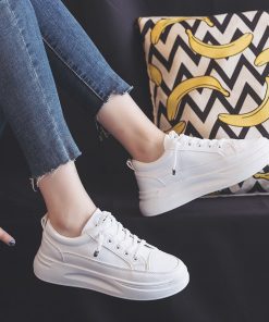 Women’s Vulcanized White SneakersShoesmainimage3Women-Sneakers-Fashion-Shoes-Spring-Trend-Casual-Flats-Sneakers-Female-New-Fashion-Comfort-White-Vulcanized-Platform
