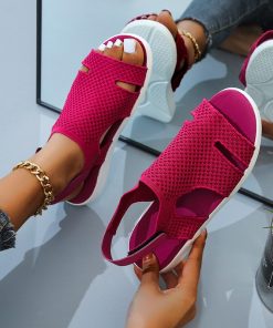 Women’s Flats Buckle Strap SandalsSandalsmainimage42021-New-Summer-Women-Sandals-Sexy-Shoes-Crystal-Casual-Woman-Flats-Buckle-Strap-Ladies-Fashion-Beach