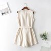 Button Up Casual Cotton RomperDressesmainimage4Foridol-Sleeveless-Wide-Leg-Rompers-Playsuits-Button-Up-Casual-Cotton-Summer-Beach-Rompers-Overalls-2021-New