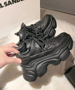 Women’s Luxury Chunky SneakerShoesmainimage4L-ks-ayakkab-lar-kad-n-tasar-mc-lar-platformu-beyaz-siyah-ayakkab-Platform-ayakkab-lar
