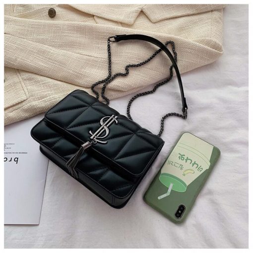 Luxury PU Leather HandbagsHandbagsmainimage4Luxury-Brand-Handbag-Fashion-Simple-Tassel-Square-Bag-Quality-PU-Leather-Women-s-Designer-Handbag-Lock