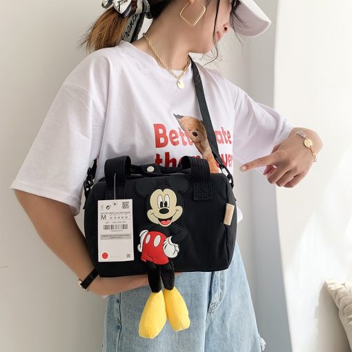 Cute Disney Mickey Mouse BagHandbagsmainimage52022-New-Disney-Shoulder-Bags-Cartoons-Mickey-Mouse-Nylon-Bag-Women-Messenger-Bag-Cute-Anime-Fashion