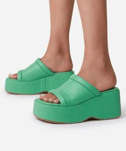 Women’s Square Toe SlippersSandalsmainimage52022-Women-s-Slippers-Square-Toe-Leather-Platform-Ladies-Shoes-Summer-2022-Fashion-Thick-Bottom-Female