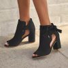 Women’s Peep Toe SandalsSandalsvariantimage0New-Women-s-Pumps-2022-Bow-Elegant-Peep-Toe-Ladies-Buckle-Strap-Chunky-Heel-Sandals-36