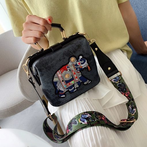 Vintage Embroidery Elephant Leather BagHandbagsvariantimage0Vintage-Embroidery-Elephant-Bag-Bags-Wide-Butterfly-Strap-PU-Leather-Women-Shoulder-Crossbody-Bag-Tote-Women
