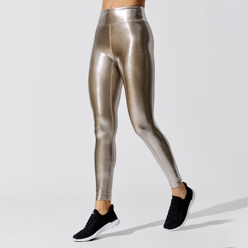 Women’s Slim Solid Color LeggingsBottomsvariantimage1ASHEYWR-New-Women-Leggings-High-Waist-Bronzing-Solid-Color-Slim-Fitness-Legging-Push-Up-Elastic-Workout