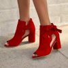 Women’s Peep Toe SandalsSandalsvariantimage1New-Women-s-Pumps-2022-Bow-Elegant-Peep-Toe-Ladies-Buckle-Strap-Chunky-Heel-Sandals-36