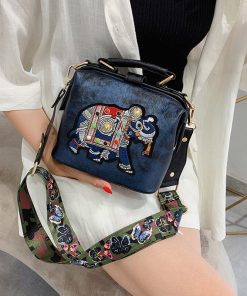 Vintage Embroidery Elephant Leather BagHandbagsvariantimage1Vintage-Embroidery-Elephant-Bag-Bags-Wide-Butterfly-Strap-PU-Leather-Women-Shoulder-Crossbody-Bag-Tote-Women