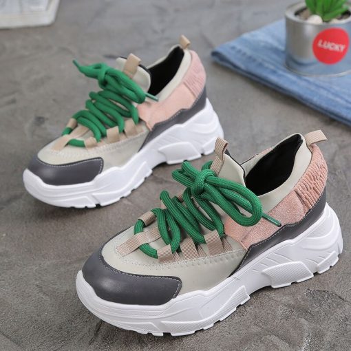 Women’s Breathable Comfortable SneakersShoesvariantimage1Weweya-2019-Platform-Sneakers-Breathable-Women-Casual-Shoes-Female-Vulcanize-Canvas-Fashion-Lace-Up-Laofers-Chunky