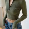 Women’s Knitted Crop TopsTops1