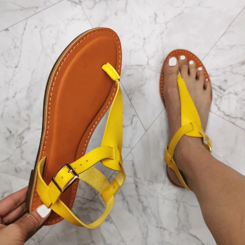 Women’s Summer Flat Heel Flip Flops Sandals – Miggon
