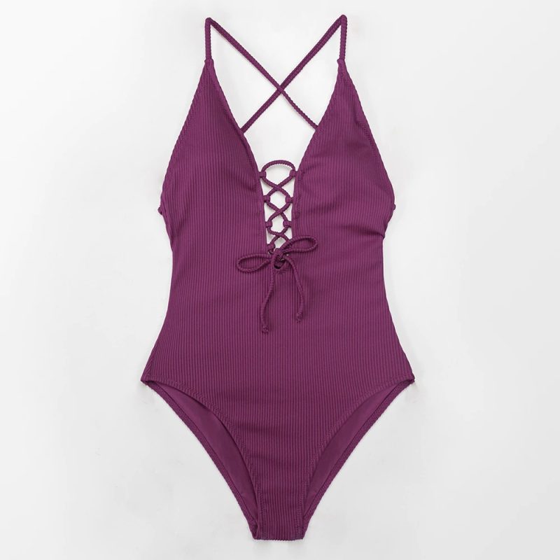 One Piece Lace Sexy Swimsuits – Miggon