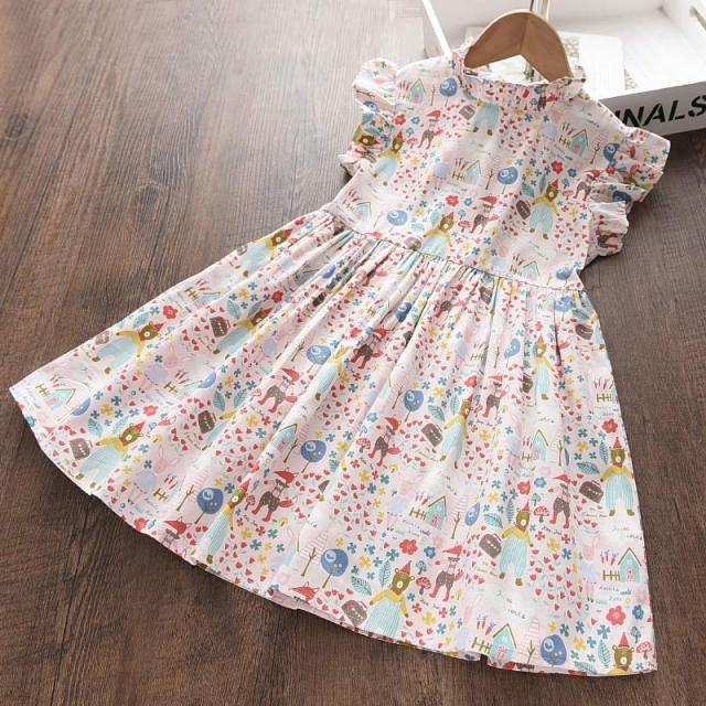 Baby Girl Floral Cotton Dress – Miggon