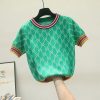 Women’s Knitted Casual ShirtsTopsSummer-New-Thin-Knit-Sweater-Eur-1