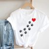 Women’s Cute Cat Pet Print T Shirt- TeesTopsWomen-Printing-Cat-Pet-Funny-Ani