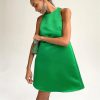 A-Line Casual Solid Mini DressDressesWomen-Satin-Vest-Mini-Dress-2022