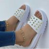 Women’s Platform Summer Sandals-SlippersSandalsmainimage02022-Large-Size-Rivets-Women-s-Slippers-Platform-Sandals-Summer-Women-s-Shoes-Flat-Slippers-Women