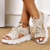 Women’s Knitted Casual SandalsSandalsmainimage02022-New-Summer-Women-Sandals-Knitted-Casual-Sneakers-Platform-Thick-Soled-Woman-Shoes-Lace-Up-Sandal
