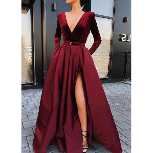Long Gown Elegant Dress – Miggon