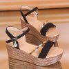 Bohemian Style Gladiator SandalsSandalsmainimage0High-Heels-Women-Summer-Shoes-Wedges-Bohemian-Women-Sandals-Flat-Platforms-Diamond-Beach-Sandles-Open-Toe-1