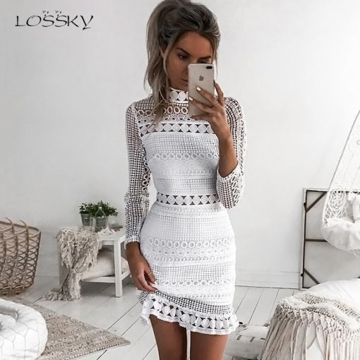 White Lace Party DressDressesmainimage0Lossky-Sexy-White-Lace-Stitching-Hollow-Out-Party-Dresses-Elegant-Women-Short-Mini-Summer-Casual-Dresses