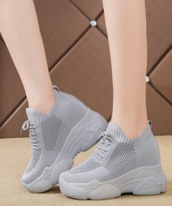 Breathable Mesh Air Wedge SneakersFlatsmainimage0Rimocy-Hidden-Heels-Platform-Sneakers-Women-Breathable-Air-Mesh-Wedge-Sock-Shoes-Woman-2022-Spring-Casual