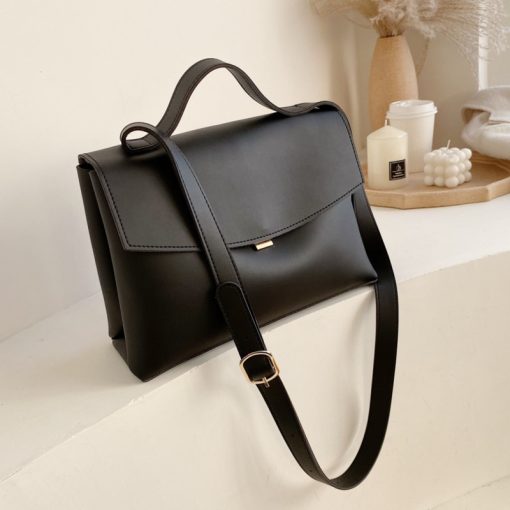 PU Leather Messenger BagsHandbagsmainimage0Vintage-Fashion-Female-Tote-Bag-2022-New-High-Quality-PU-Leather-Women-s-Designer-Handbag-High