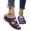 Casual Comfortable Soft SlippersSandalsmainimage0Women-Casual-Sandals-Comfortable-Soft-Slippers-Embroider-Flower-Colorful-Ethnic-Flat-Platform-Open-Toe-Outdoor-Beach