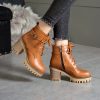 Women’s High Heel Lace Up Ankle BootsBootsmainimage1Boots-Women-2021-Winter-Shoes-Woman-High-Heel-Lace-Up-Ankle-Boots-Buckle-Platform-Artificial-Leather