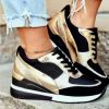 Golden Wedge Comfortable SneakersFlatsmainimage1Brand-Design-New-Women-Casual-Shoes-Height-Increasing-Sport-Wedge-Shoes-Air-Cushion-Comfortable-Sneakers-Zapatos