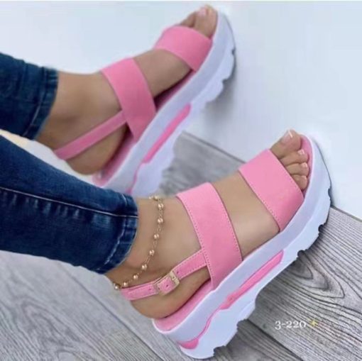 Cross Strap Ankle Peep Toe SandalsFlatsmainimage1Summer-Women-Golden-Sandals-Platform-Heels-Cross-Strap-Ankle-Peep-Toe-Beach-Party-Ladies-Shoes-Zapatos