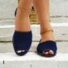Casual Peep Toe Trendy SandalsSandalsmainimage1Women-s-Shoes-2022-Slippers-Peep-Toe-Stretch-Fabric-Round-Toe-Elegant-Ladies-Slip-on-Slides