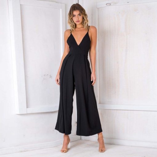 Plus Size Wide Leg JumpsuitsDressesmainimage1rompers-womens-jumpsuit-plus-size-summer-sexy-overalls-for-women-off-shoulder-casual-one-piece-Wide