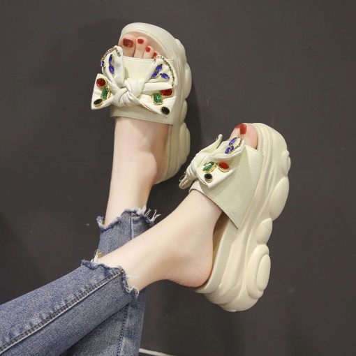 Women’s Thick Sole Anti-Slip SlippersSandalsmainimage22021-Women-s-Slippers-Summer-Thick-soled-Wedge-heel-Platform-Shoes-Women-s-Sandals-Women-s