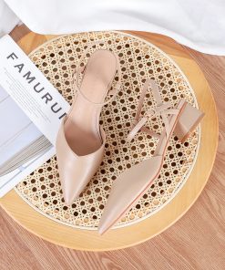 Pointed Toe Ankle Strap Square High Heel SandalsSandalsmainimage22022-New-Shoes-Women-Heels-Female-Pointed-Toe-Ankle-Strap-Square-High-Heel-Leather-Shoes-Ladies