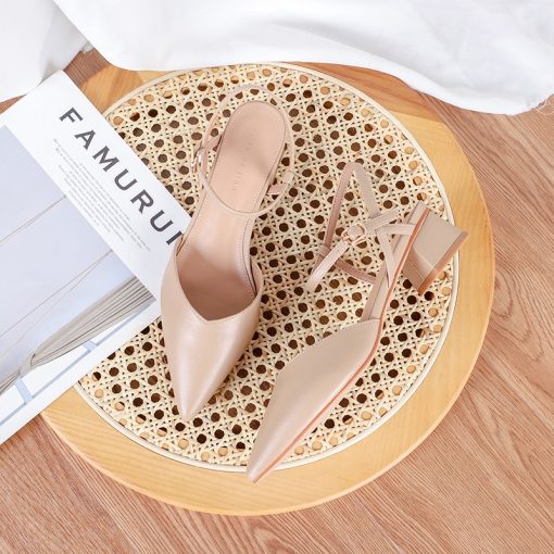 Pointed Toe Ankle Strap Square High Heel SandalsSandalsmainimage22022-New-Shoes-Women-Heels-Female-Pointed-Toe-Ankle-Strap-Square-High-Heel-Leather-Shoes-Ladies