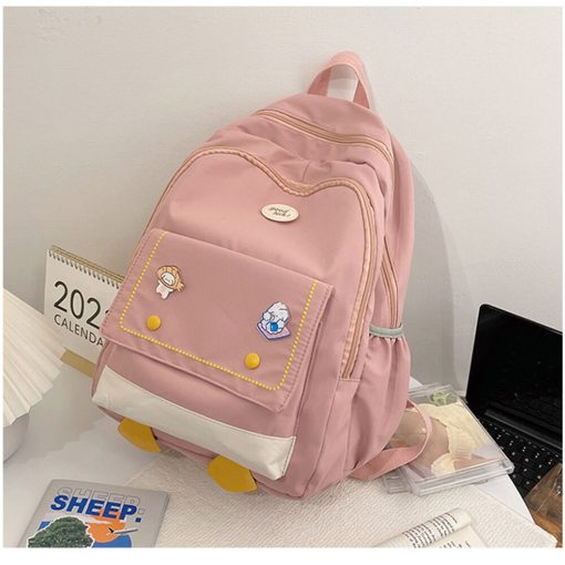 Unisex Soft Touch Multi-Functional Student BackpackHandbagsmainimage2Fashion-Women-Backpack-Soft-Touch-Multi-Function-Small-Backpack-Female-Student-Shoulder-Bag-Bag