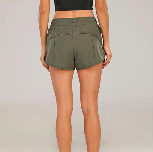 Women’s Loose Side Zipper Gym ShortsBottomsmainimage2NWT-2021-Women-Shorts-Loose-Side-Zipper-Pocket-Shorts-Gym-Workout-Running-Shorts-Drawcord-Outdoor-Short