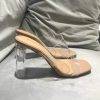 Open Toe High Heel Pumps-SandalsSandalsmainimage2Summer-Women-Pumps-Sandals-PVC-Jelly-Slippers-Open-Toe-High-Heels-Women-Transparent-Perspex-Slippers-Shoes