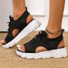 Women’s Knitted Casual SandalsSandalsmainimage32022-New-Summer-Women-Sandals-Knitted-Casual-Sneakers-Platform-Thick-Soled-Woman-Shoes-Lace-Up-Sandal