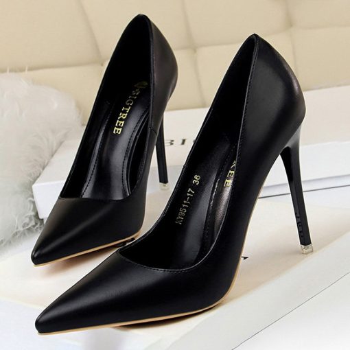 Women’s High Heel Pumps-SandalsSandalsmainimage3BIGTREE-Shoes-Women-Pumps-Fashion-High-Heels-Shoes-Black-Pink-White-Shoes-Women-Wedding-Shoes-Ladies