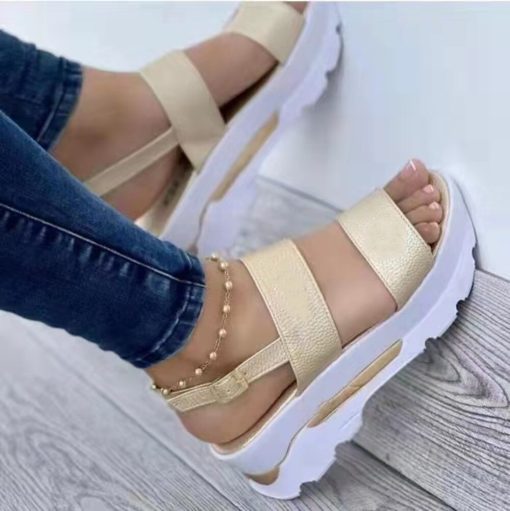 Cross Strap Ankle Peep Toe SandalsFlatsmainimage3Summer-Women-Golden-Sandals-Platform-Heels-Cross-Strap-Ankle-Peep-Toe-Beach-Party-Ladies-Shoes-Zapatos