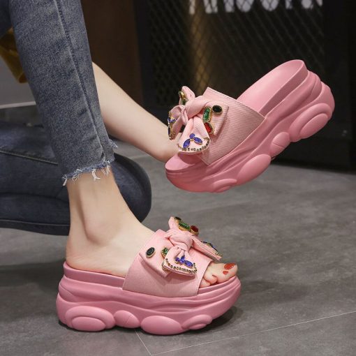 Women’s Thick Sole Anti-Slip SlippersSandalsmainimage42021-Women-s-Slippers-Summer-Thick-soled-Wedge-heel-Platform-Shoes-Women-s-Sandals-Women-s