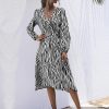 V-Neck Trendy Zebra Print Midi DressDressesmainimage42022-Fashion-Women-Fall-Wrap-Dresses-Long-Sleeve-V-Neck-Clothes-Office-Elegant-Midi-Frocks-for