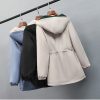 Hot Sale Women’s CoatTopsmainimage42022-New-Women-Jackets-Zipper-Pockets-Casual-Long-Sleeves-Coats-Winter-Hooded-Jacket-Windbreaker-Female-Basic
