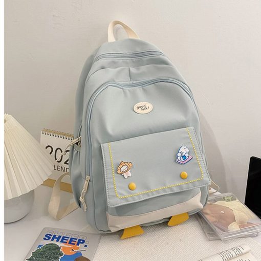 Unisex Soft Touch Multi-Functional Student BackpackHandbagsmainimage4Fashion-Women-Backpack-Soft-Touch-Multi-Function-Small-Backpack-Female-Student-Shoulder-Bag-Bag